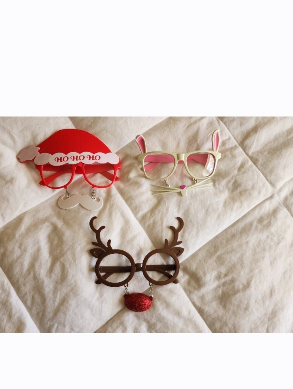 Novelty Holiday Glasses Set Of 3